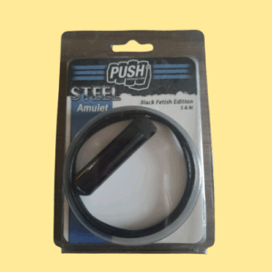 Amulet poppers nerez černý